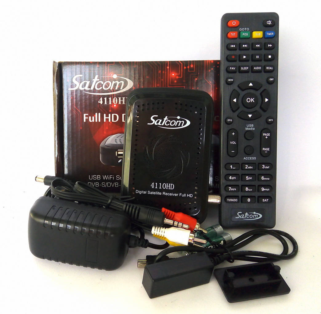 

Спутниковый ресивер тюнер Satcom 4110 HD +Прошивка +гарантия12 мес