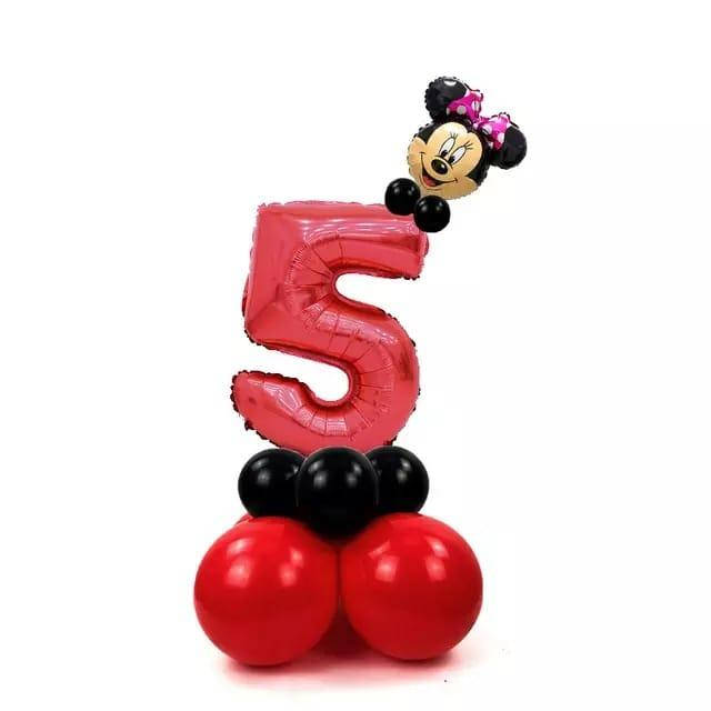 

Цифра 5 на подставке из шаров | Маус