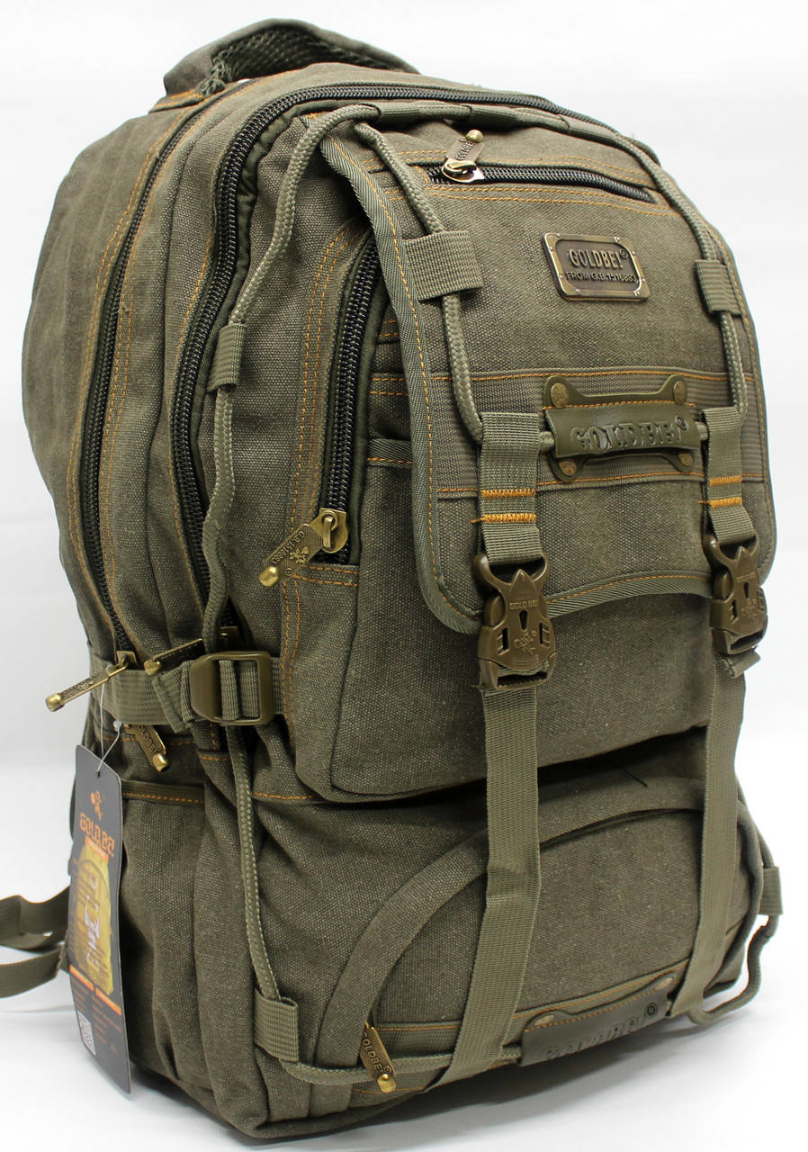 

Брезентовий рюкзак "Gold be 98209" хакі