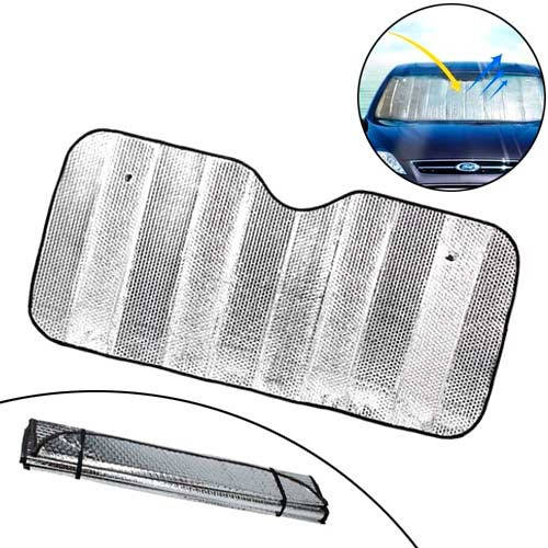 

Солнцезащитный экран шторка на лобовое стекло 130х60см