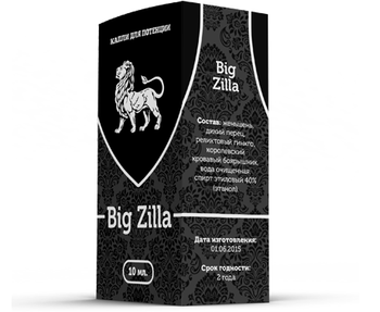 

Big Zilla - капли для потенции daymart
