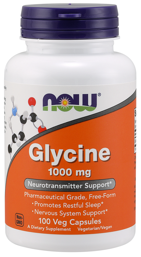 

Амінокислота NOW Foods Glycine 1000 mg 100 VCaps