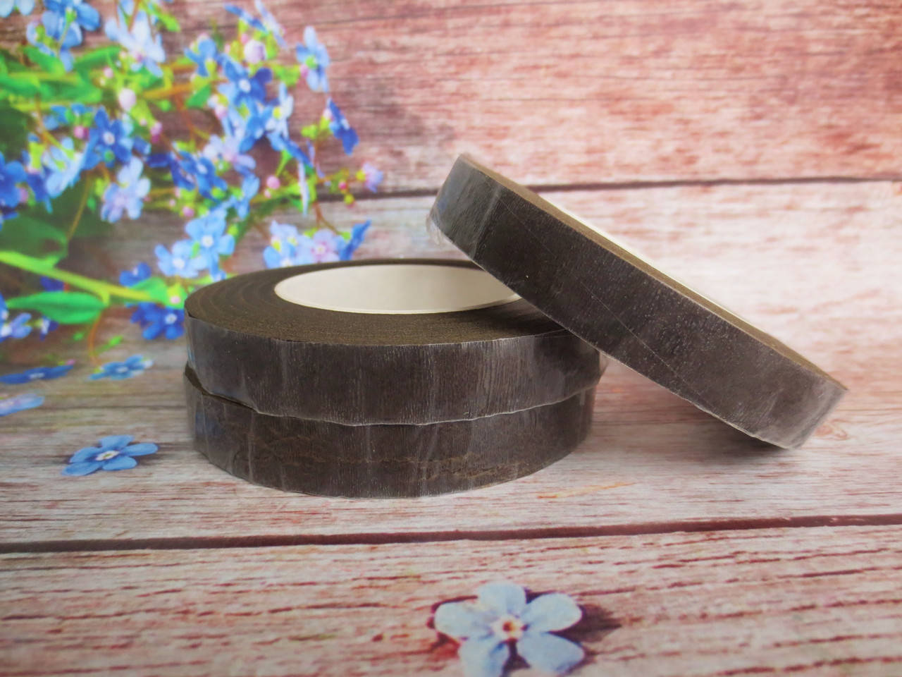 

Флористическая лента (тейп-лента), КОРИЧНЕВЫЙ, 12 мм