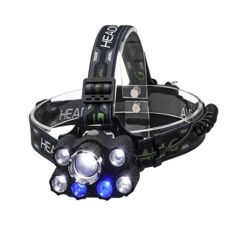 

Налобный LED фонарь Bailong BL-T73-T6 Фонарь акумуляторный для рыбалки, Черный