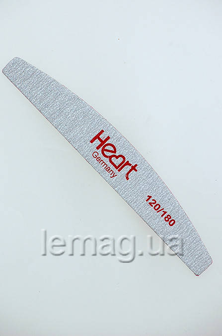 

HEART Пилка для ногтей Half 120/180, 1 шт.