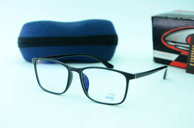 

Компьютерные прямоугольные очки мужские Blue Blocker 8502 черные, Черный