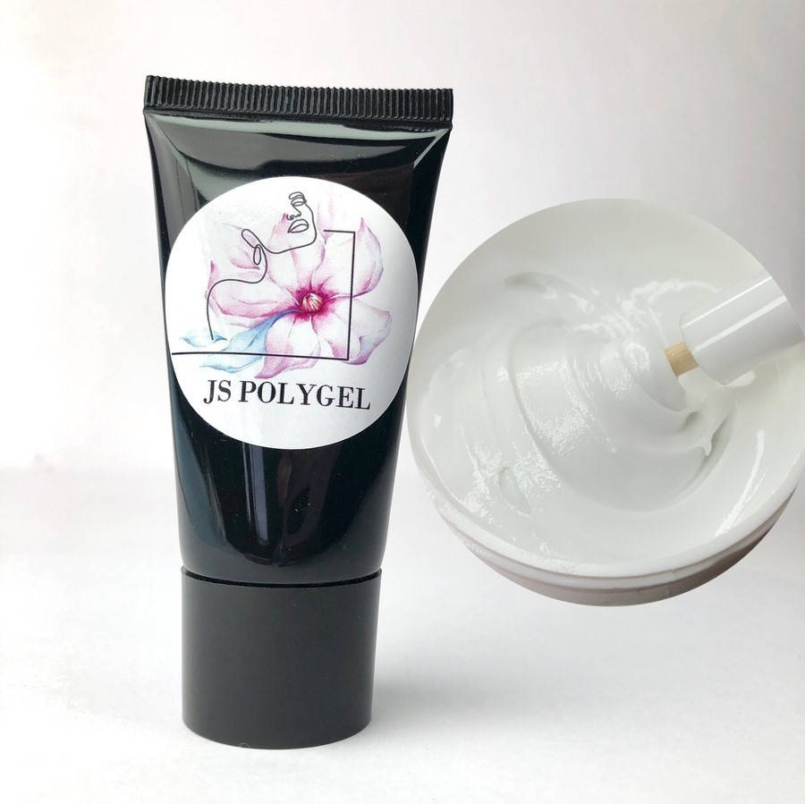 

Полигель JS 02 White в тюбике (Германия) 30мл, Белый