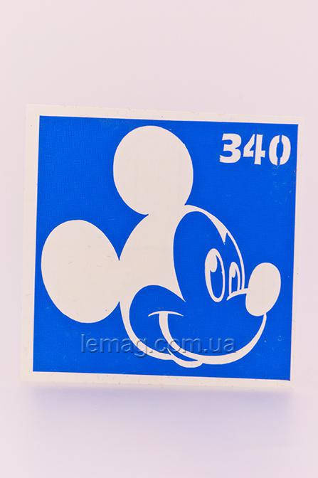 

Boni Kasel Трафарет для био тату 6x6 см - 340, 1 шт