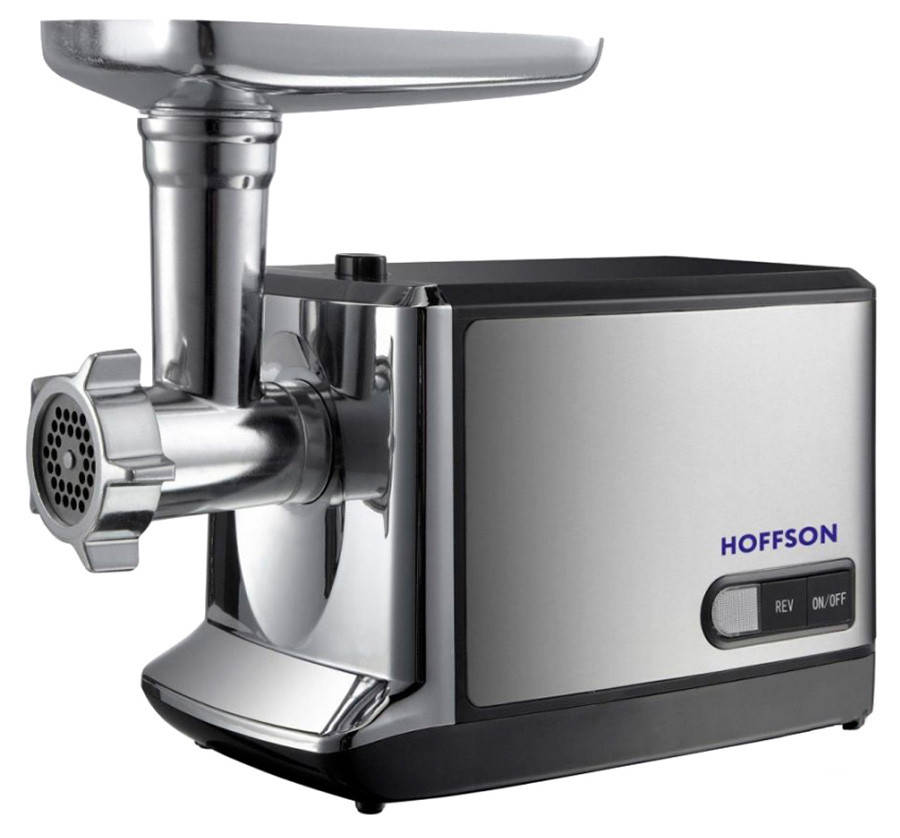 

Мясорубка электрическая Hoffson HFMG-3033 2000 Вт Серебристый/ Черный