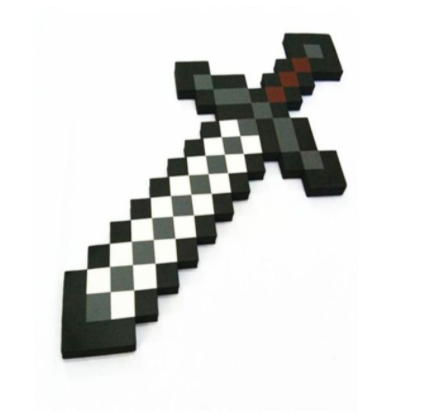 

Меч игрушка Minecraft Железный меч Майнкрафт 45 см
