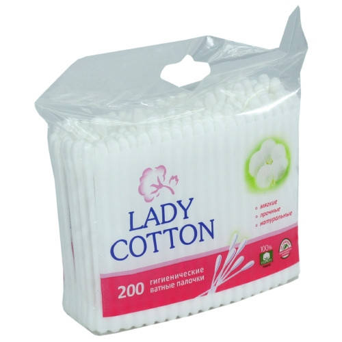 

Ватные палочки 200 шт "Lady Cotton"