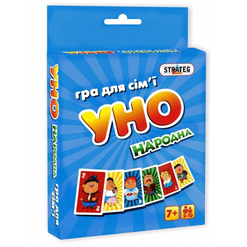 

Игра карточная STRATEG 7014 УНО народная (укр)