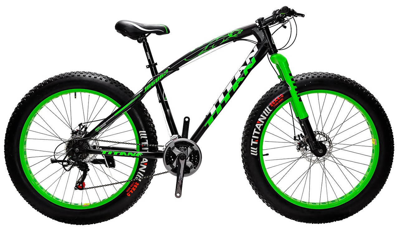 

Велосипед внедорожник фэтбайк Titan Jaguar 26 (fatbike) 2020 All