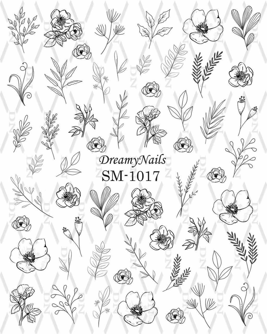 

Слайдер-дизайн DreamNails SM-1017, Белый