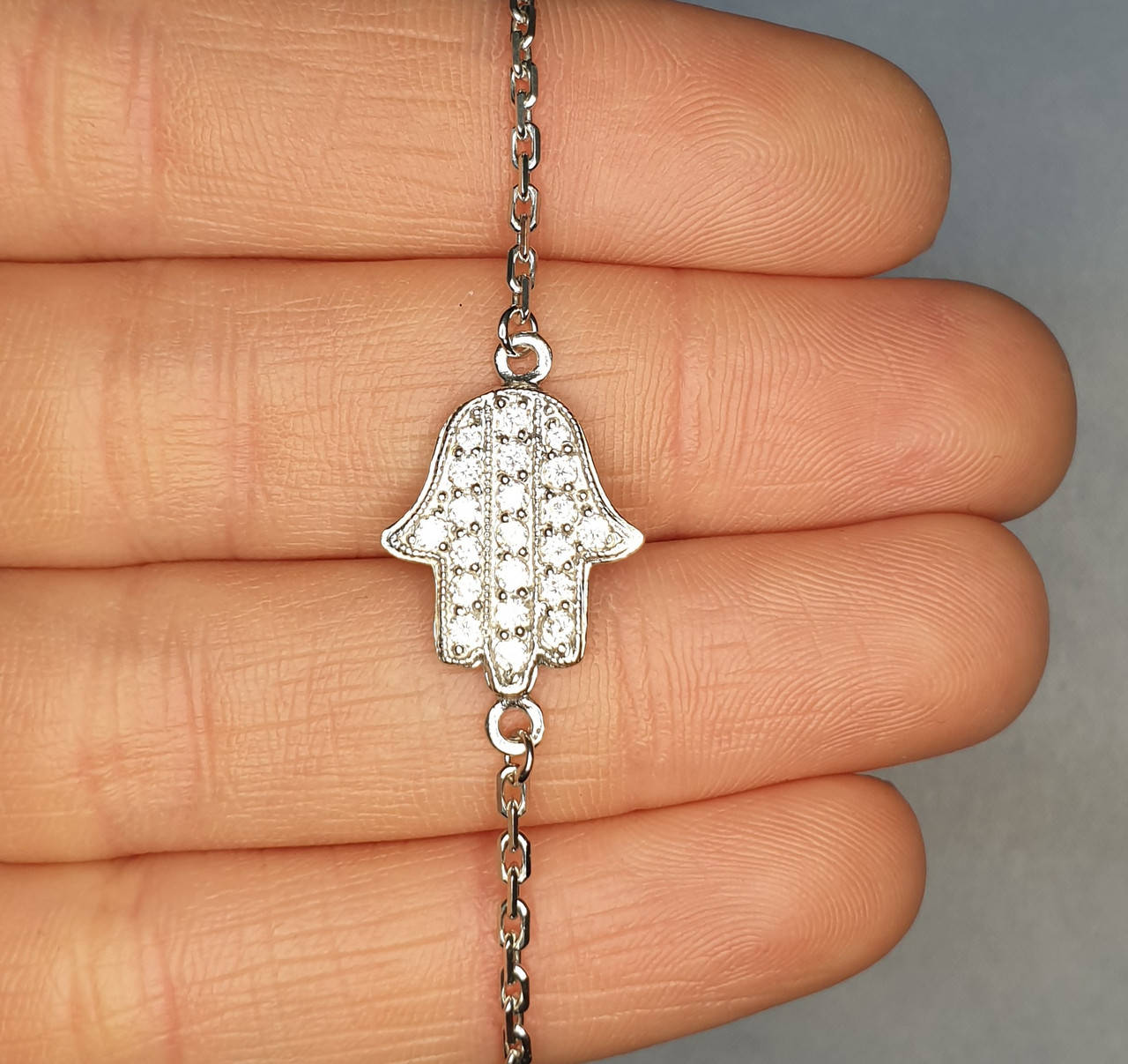

Браслет серебряный "Рука Фатимы" 3,20 г