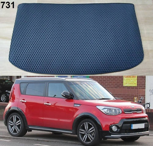 

Коврик ЕВА в багажник Kia Soul '14-19, Черный