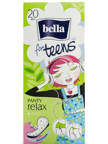 

Прокладки Bella for Teens Relax Deo Ежедневные, 20шт
