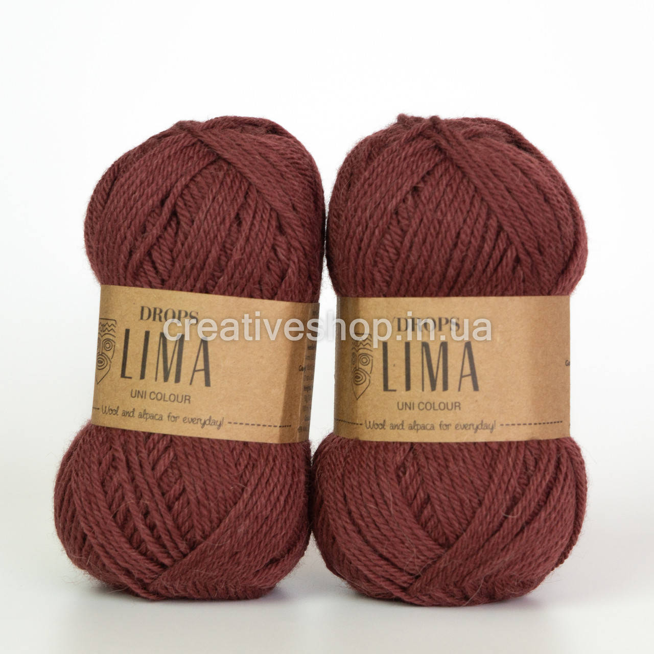 

Пряжа Drops Lima (цвет 9023 maroon)