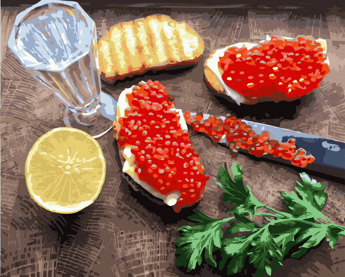 

Картина по номерам Brushme Заморские гостинцы OGX40458 40x50 см