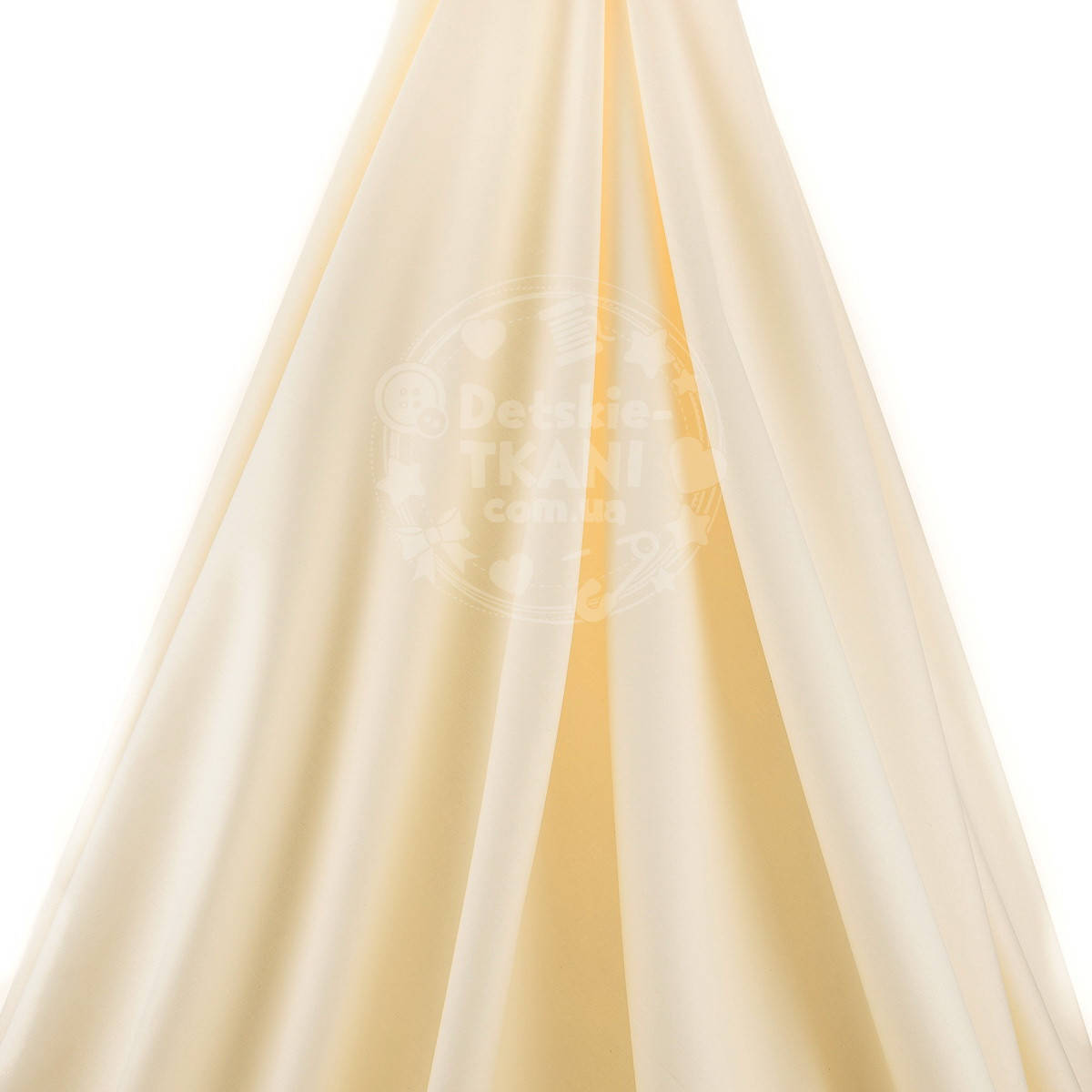 

Поплин однотонный, цвет светло-молочный (№1574)