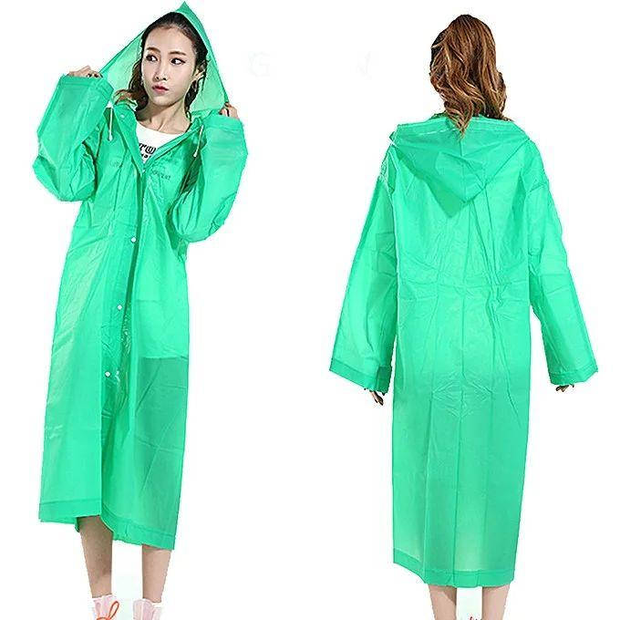 

Плащ-дождевик Adult Raincoat  виниловый многоразовый Зеленый