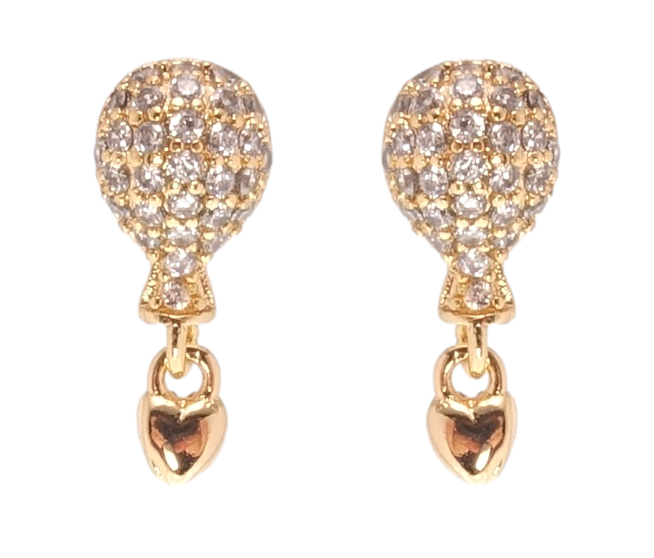 

Серьги Xuping Позолота 18K гвоздики (пусеты) "Инкрустация цирконием"