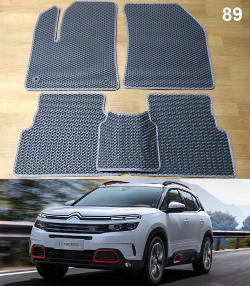 

Коврики ЕВА в салон Citroen C5 Aircross '17-, Черный