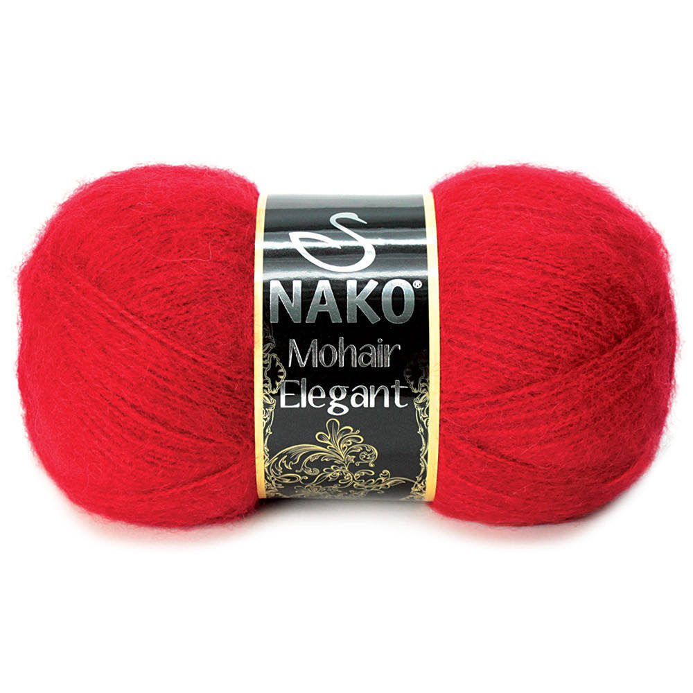 

Nako Mohair Eligant красный № 3641 / Delicate 6109