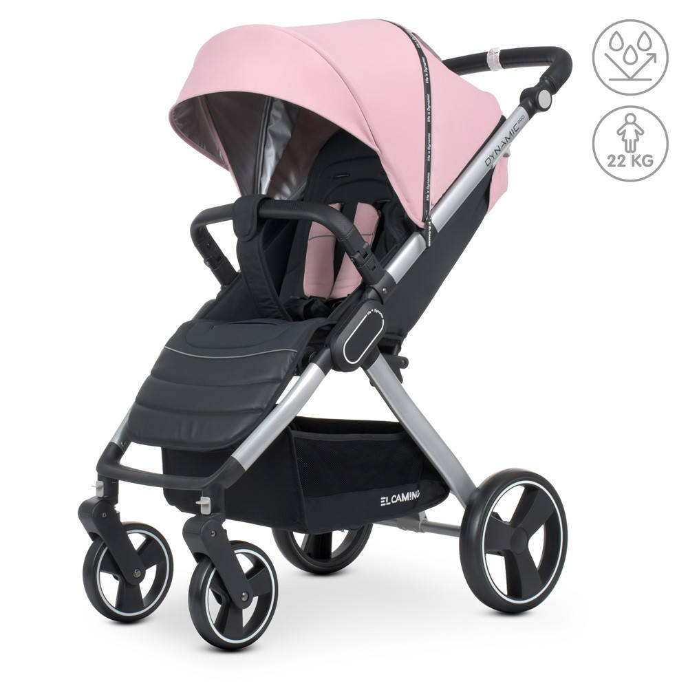 

Коляска прогулочная детская EL CAMINO DYNAMIC PRO ME 1053N Pale Pink Розовый