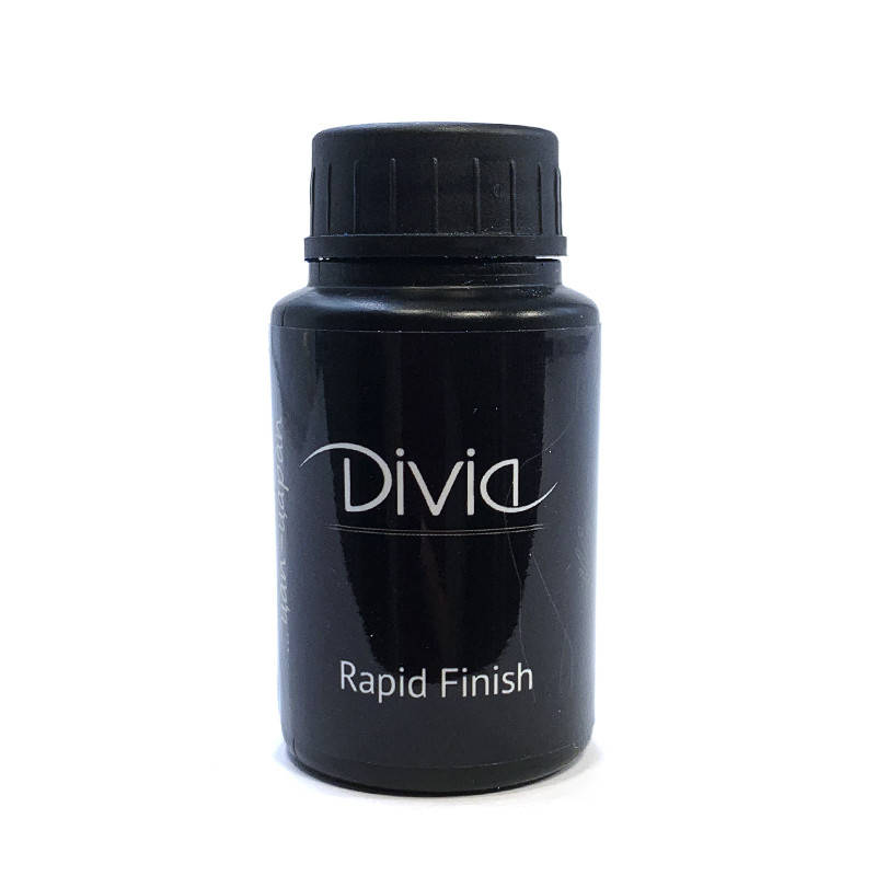 

Divia Верхнее покрытие для гель-лака без липкого слоя Divia Rapid Finish, 30 мл