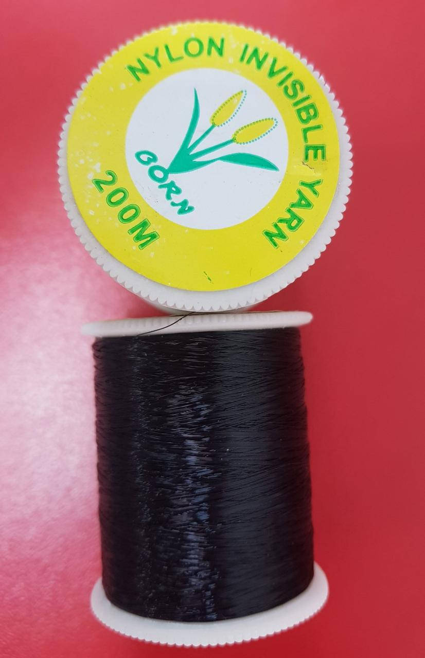 

Мононить прозрачная черная, 200м, Белый