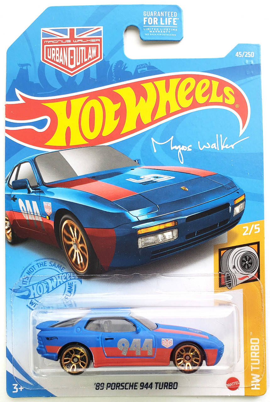 

Машинка Hot Wheels - '89 Porsche 944 Turbo - 2021 Turbo (#45) blue. Mattel. Оригинал