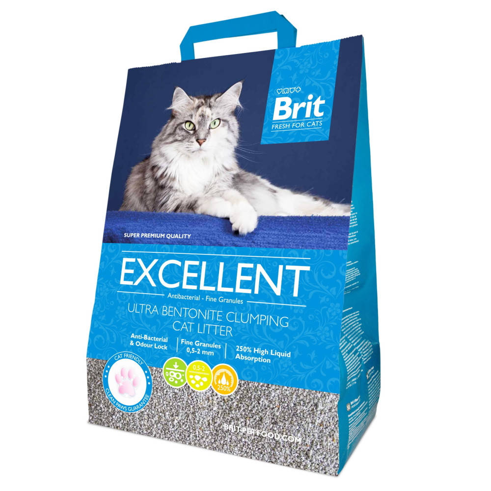 

Бентонитовый наполнитель Brit Fresh Excellent для кошачьего туалета 5кг