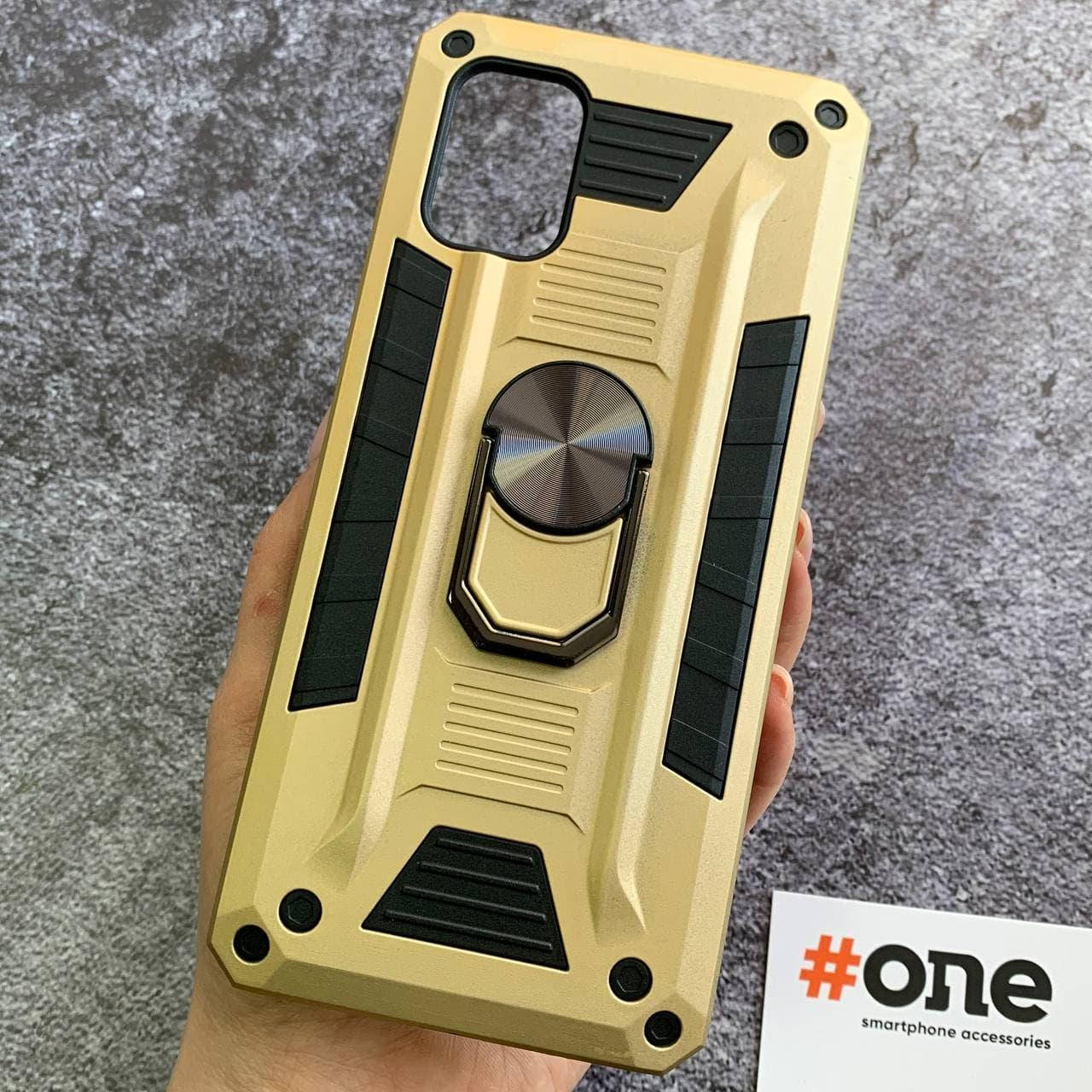 

Чехол для Samsung Galaxy A31 ударопрочный с подставкой чехол на телефон самсунг а31 золотой C1R