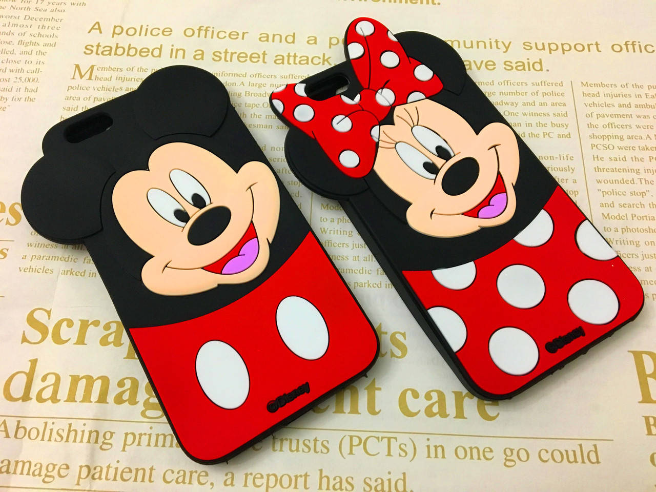 

Резиновый 3D чехол для iPhone 6 Plus / 6S Plus Мики