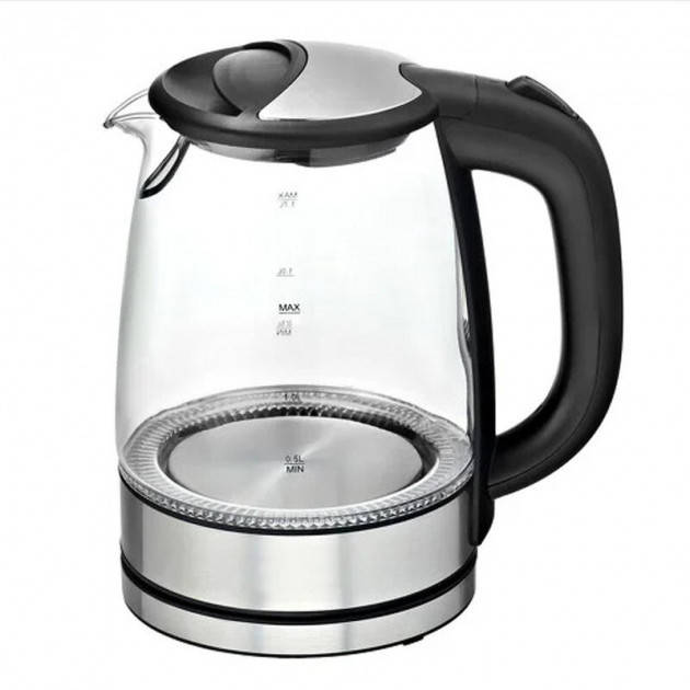 

Чайник электрический стеклянный с подсветкой 2л 2200Вт с защитой от выкипания Rainberg RB-703