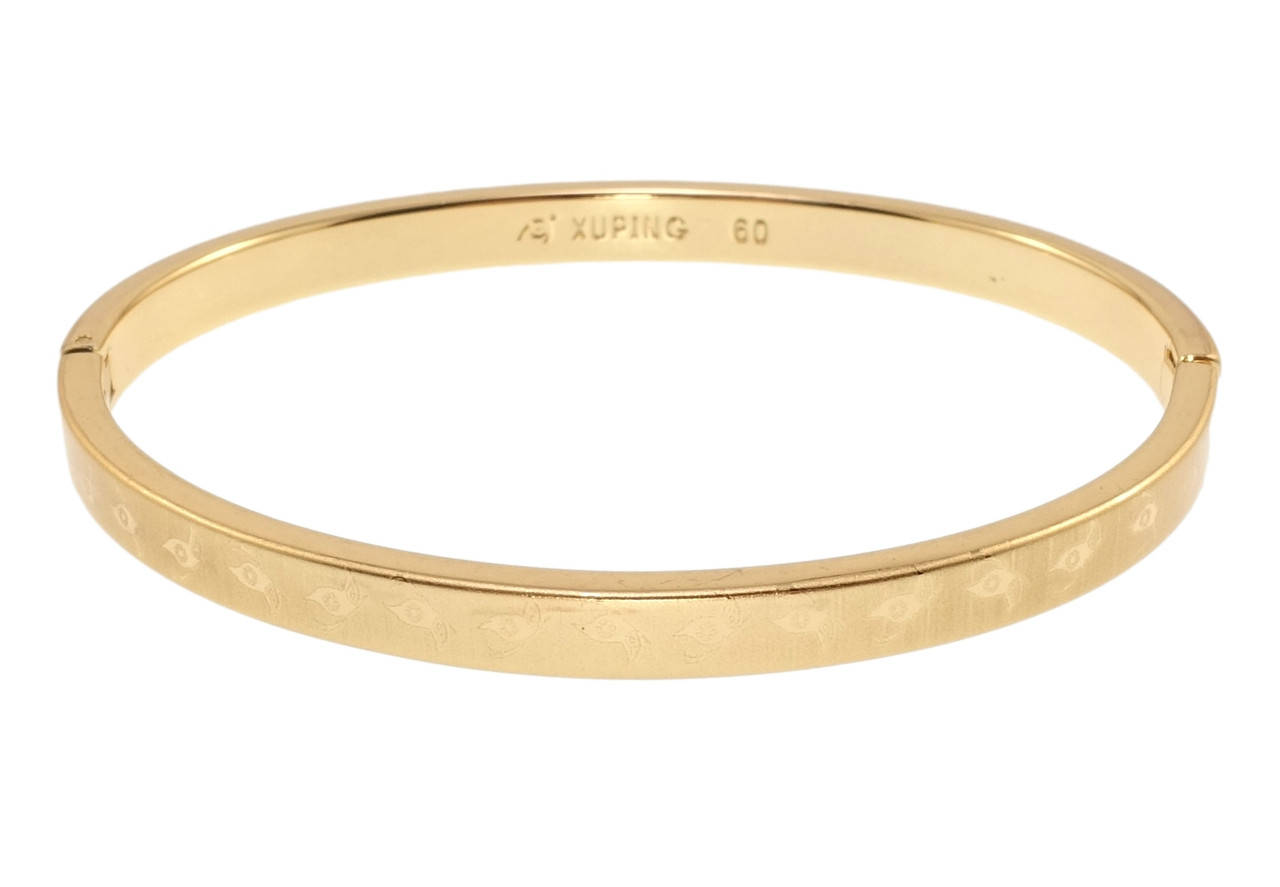 

Браслет Xuping Позолота 18K "Классика с узором напылением" ø 6см