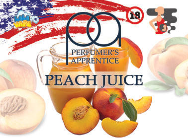 

Peach Juice ароматизатор TPA (Персик сочный) 10мл