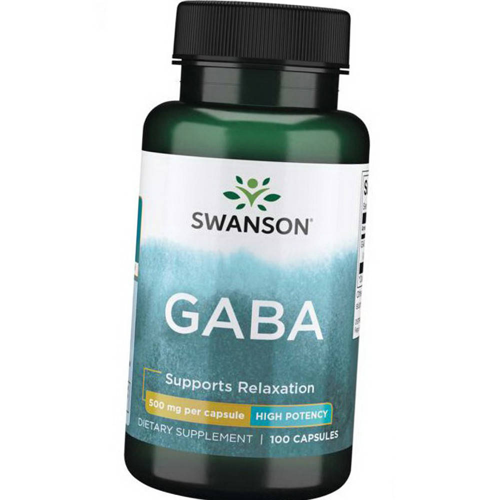 

Гамма-аминомасляная кислота (габа) Swanson GABA 500 mg 100 caps
