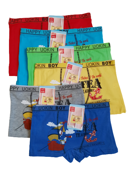 

Трусы боксеры детские на мальчиков 2-8 лет коттон стрейч. От 6шт по 19грн.