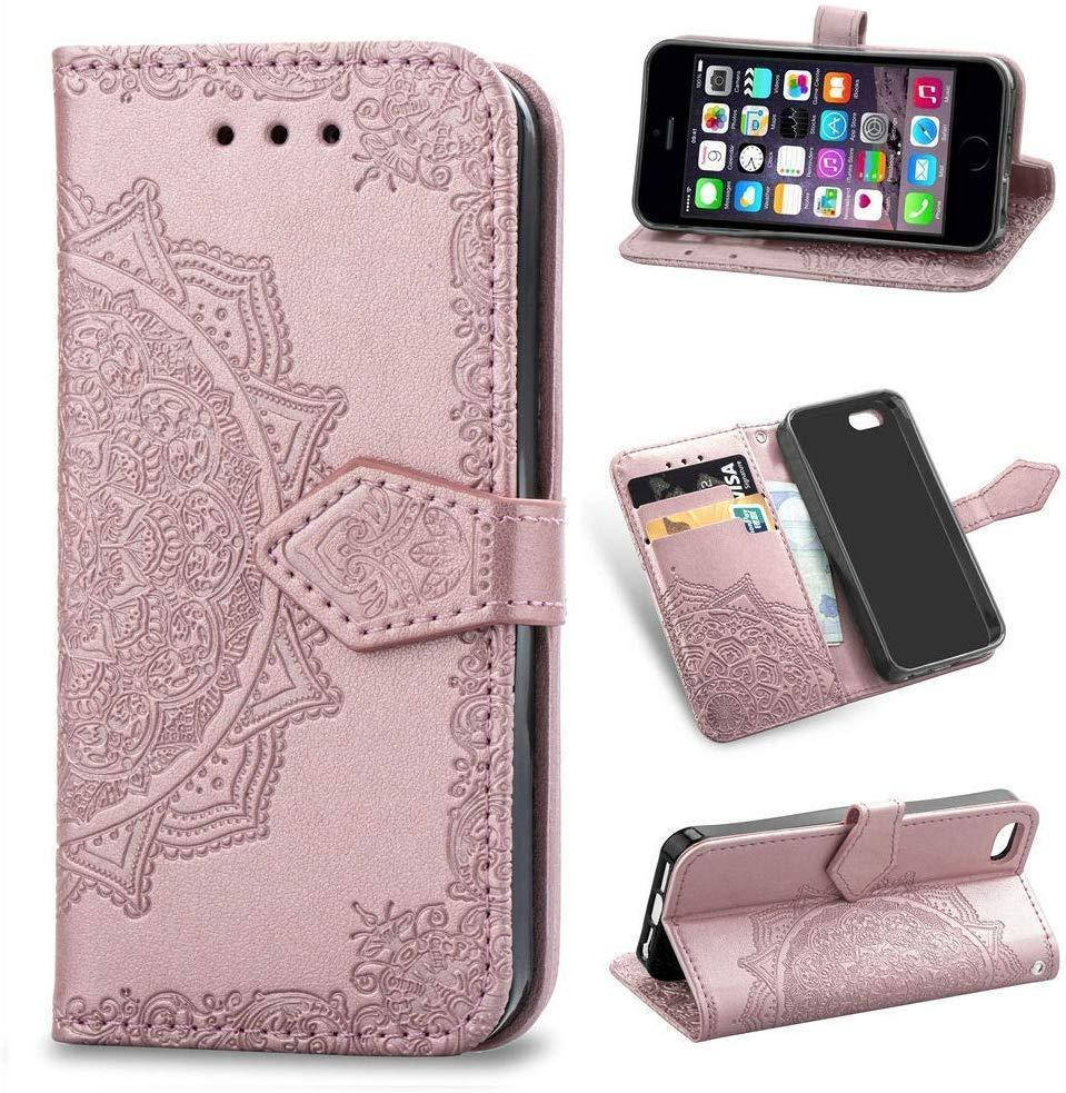 

Чехол Vintage для Iphone 7 / 8 книжка кожа PU розовый