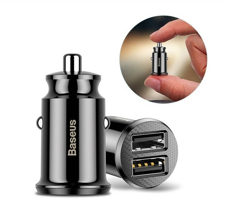 

Зарядка в прикуриватель 2 USB 3.1A Baseus зарядное устройство в машину авто