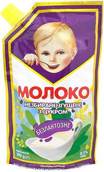 

Молоко сгущенное с сахаром безлактозное 8,5% 290г Волошкове поле