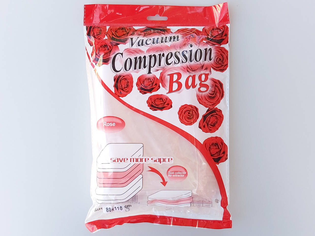 

Размер 80*110 см. Вакуумный пакет с клапаном для упаковки и хранения одежды ароматизированный "Роза".