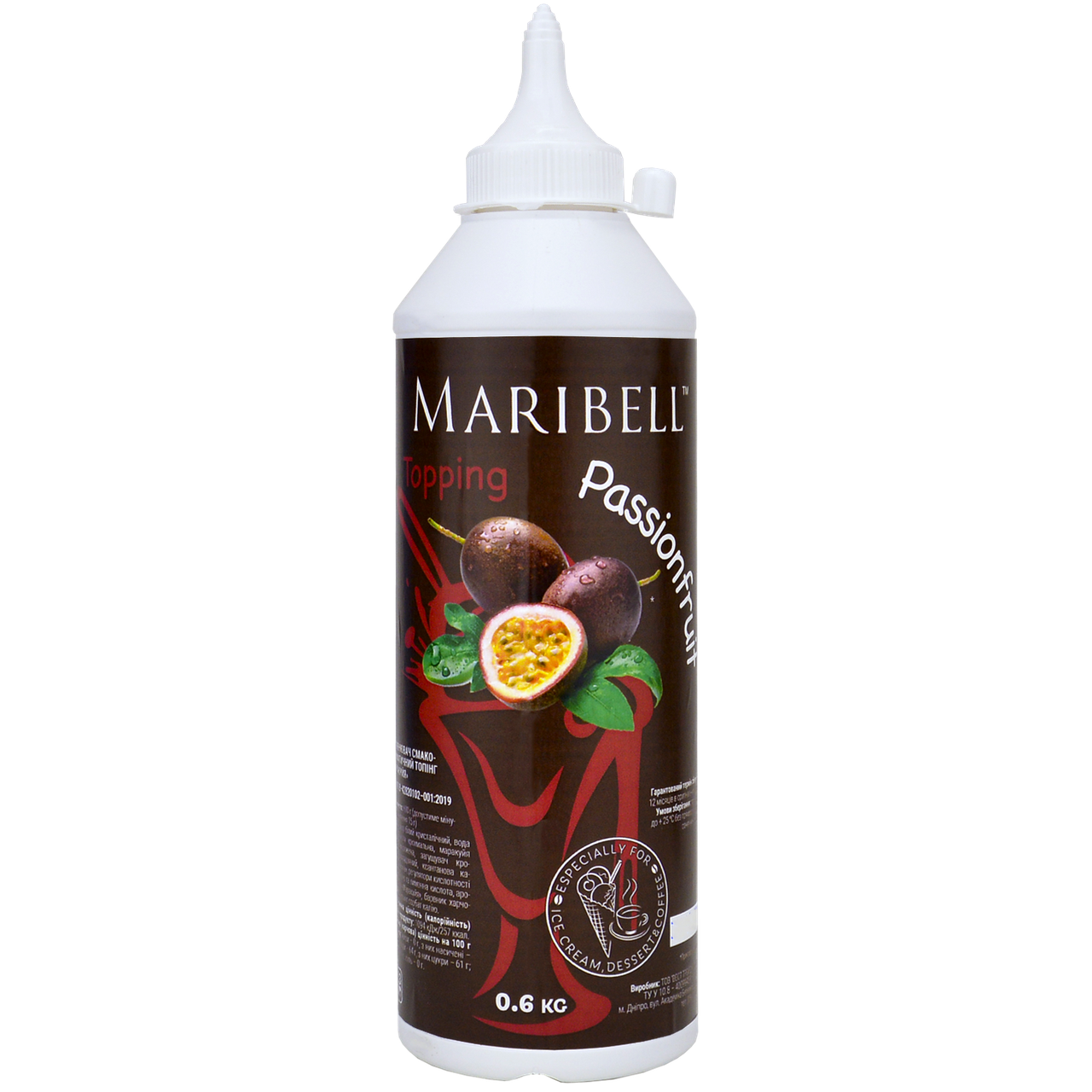 

Топпинг Maribell «Маракуйя» 600 мл