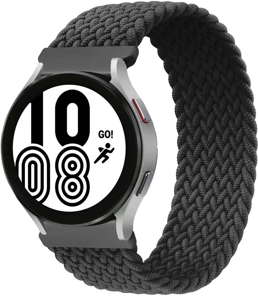 

Ремешок Solo Loop для Galaxy Watch 4 44mm (135 мм) Черный