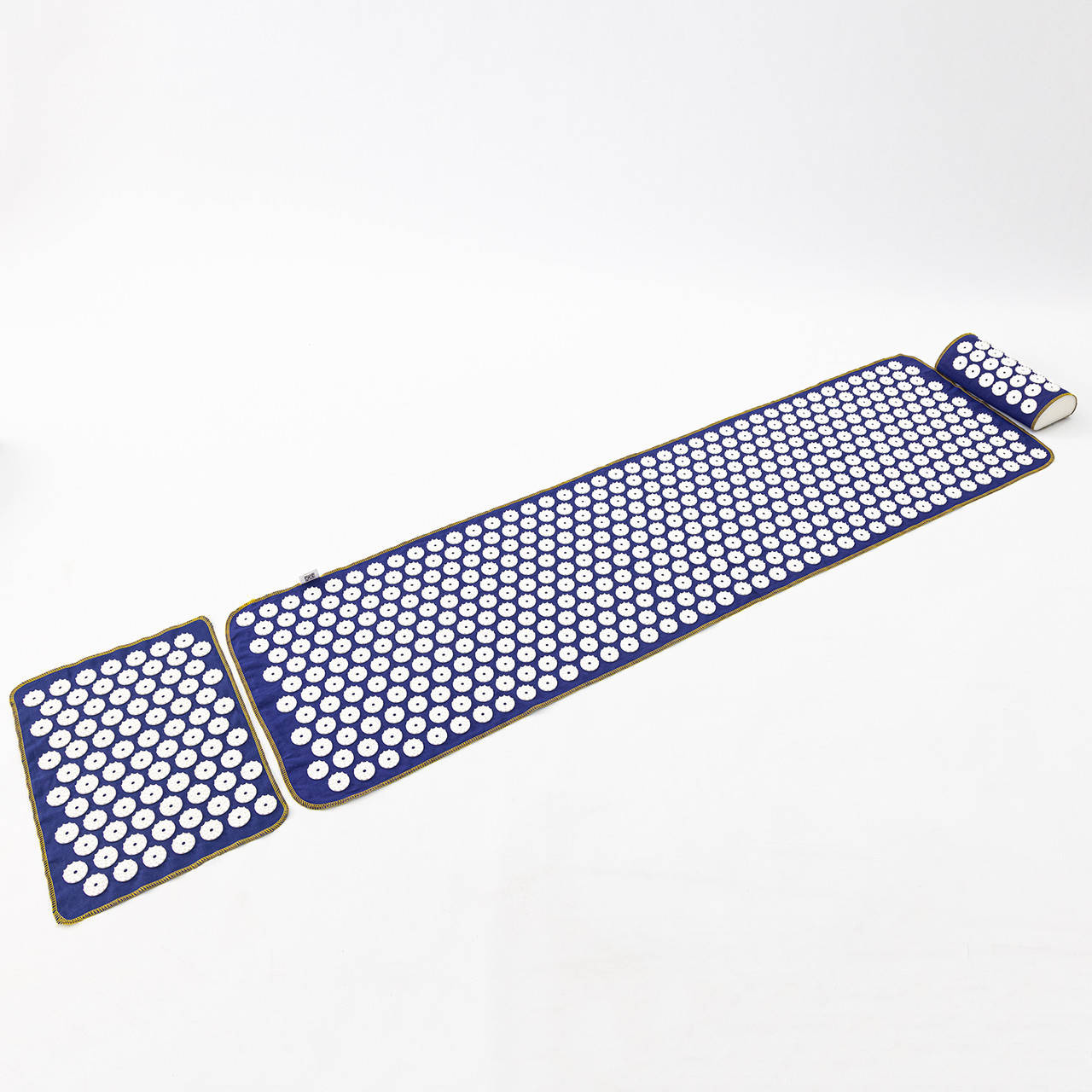 

Массажный коврик Аппликатор Кузнецова + мини коврик + валик массажер для спины/шеи/ног OSPORT Set №3 (n-0023), Разные цвета