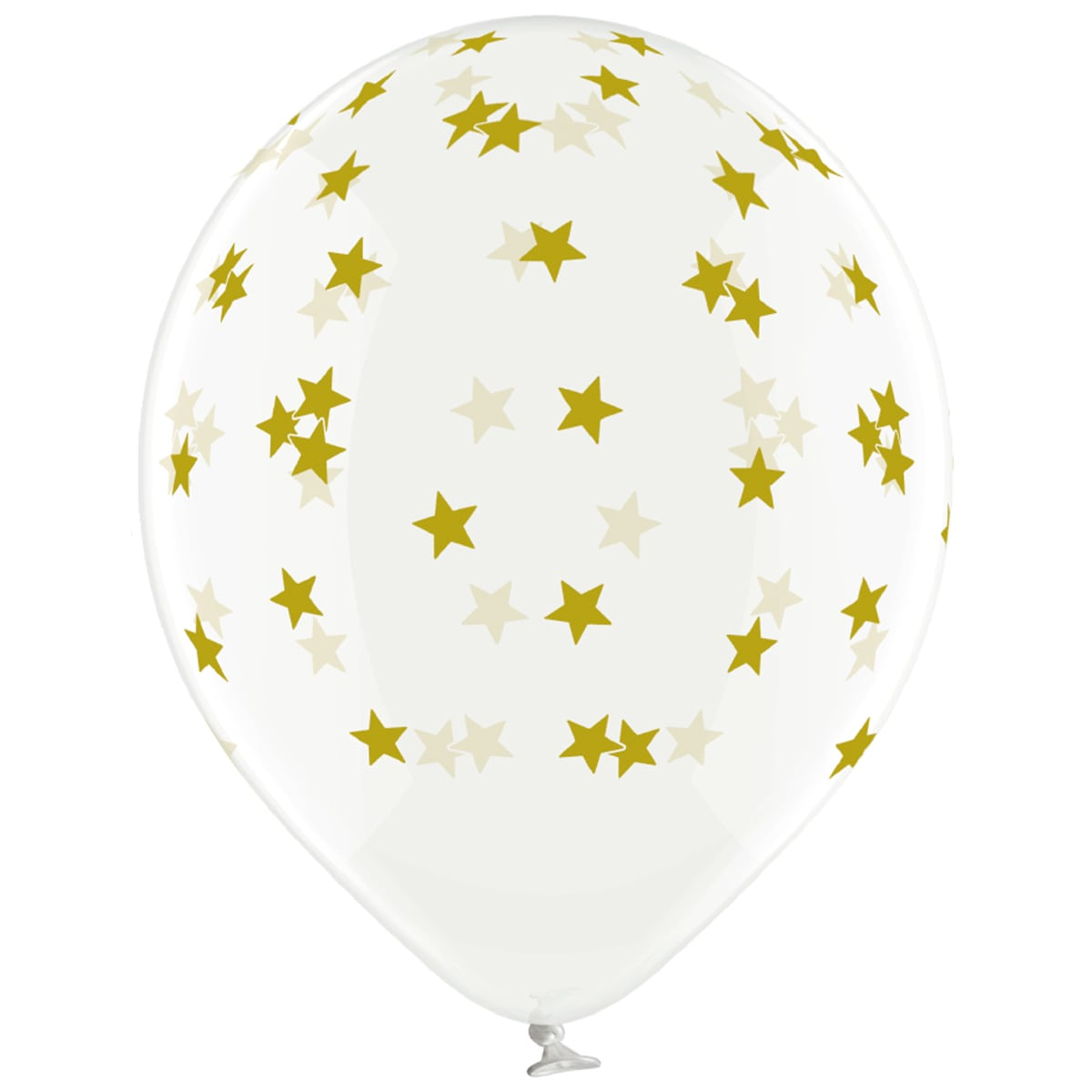 

Латексный шарик BELBAL 12"(30 см) Звезды маленькие золотистые, Персиковый