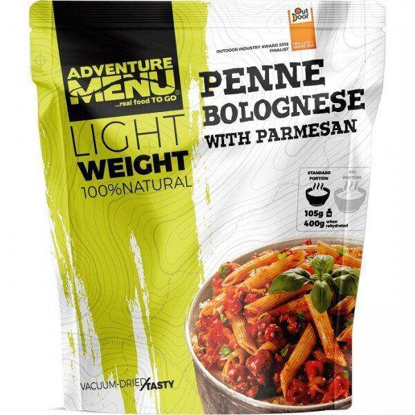 

Рагу из мяса, овощей и манной крупы с пармезаном Adventure Menu Penne Bolognese with Parmesan 105 г (AM 205)