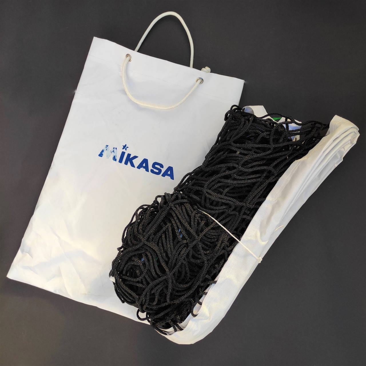 

Сетка волейбольная MIKASA с металлическим тросом профессиональная Полиэстер Черный (MIK99)